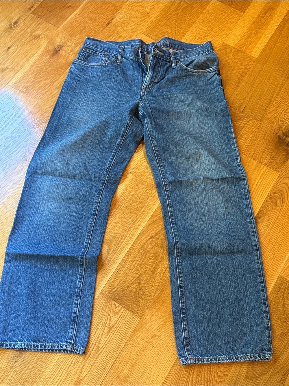Men's Straight-Leg Jeans in Medium Blue old navy 34/32